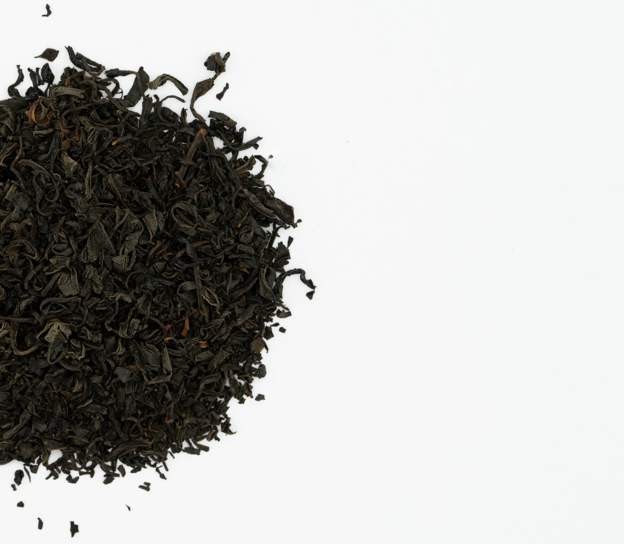 Japanese black tea leaves