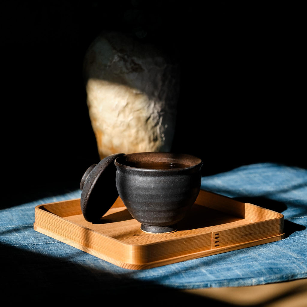 Black Lidded Cup  - Naoko Murakami
