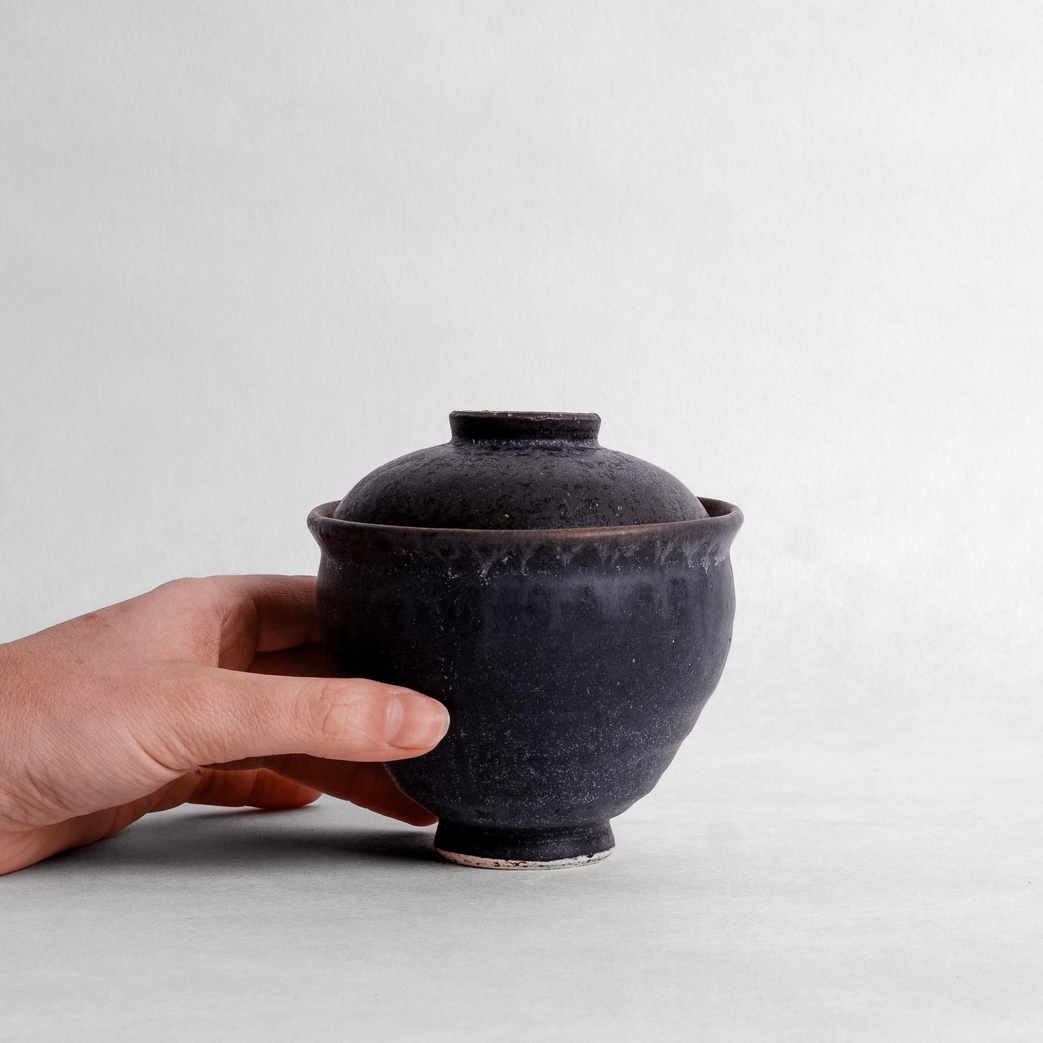Black Lidded Cup  - Naoko Murakami