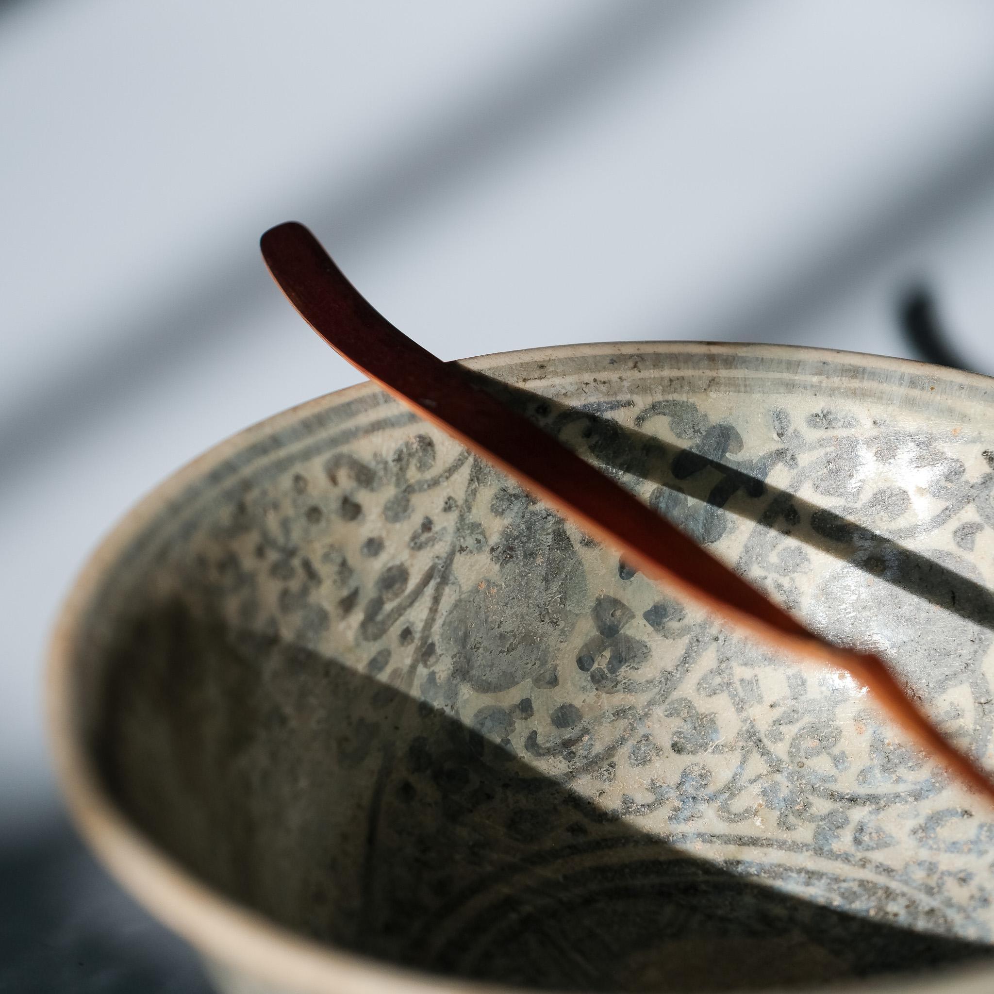 Susutake Chinese Style Chashaku  (Q) - Toru Hatsuta