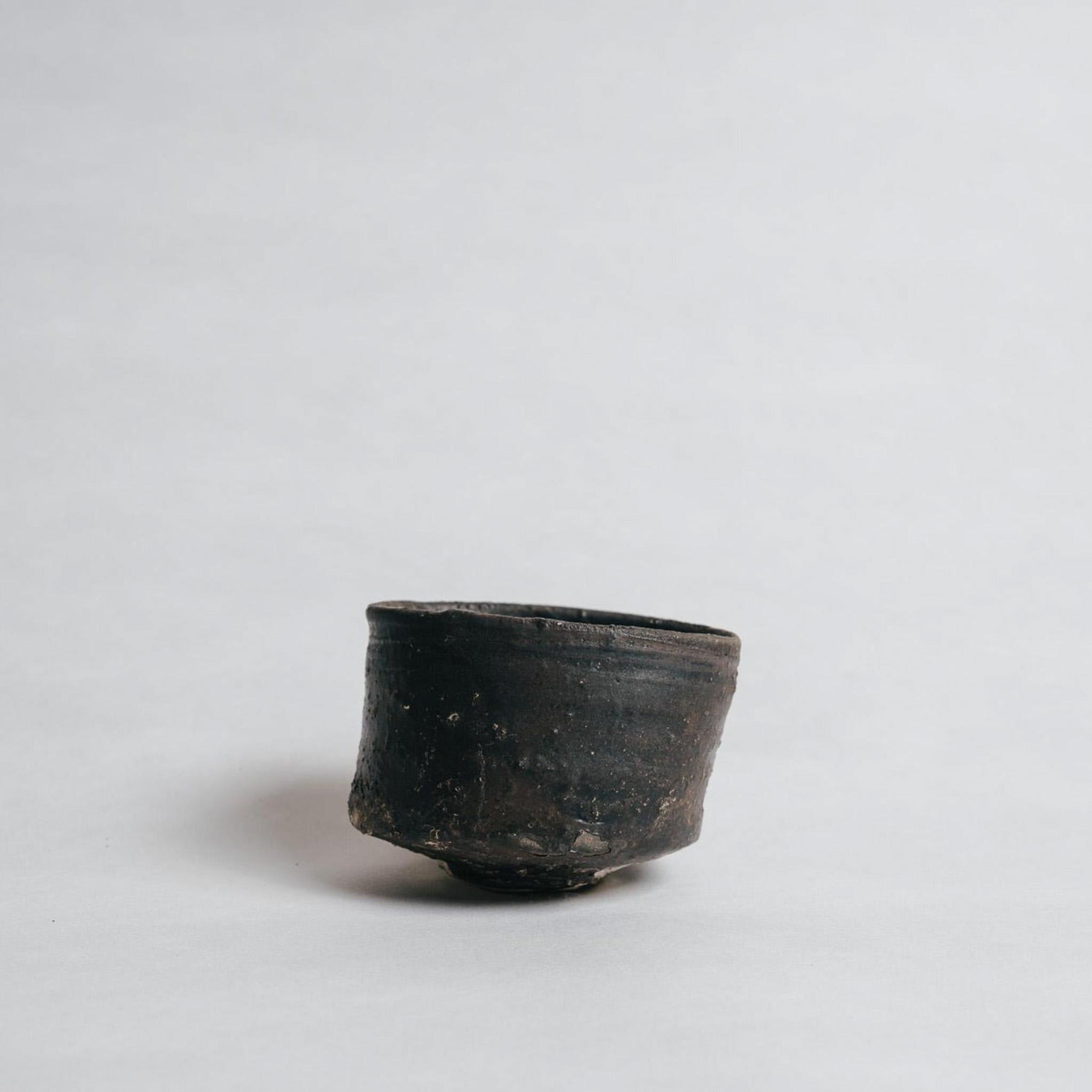 Yoshiyuki Shimizu Okinawa Black Clay Chawan