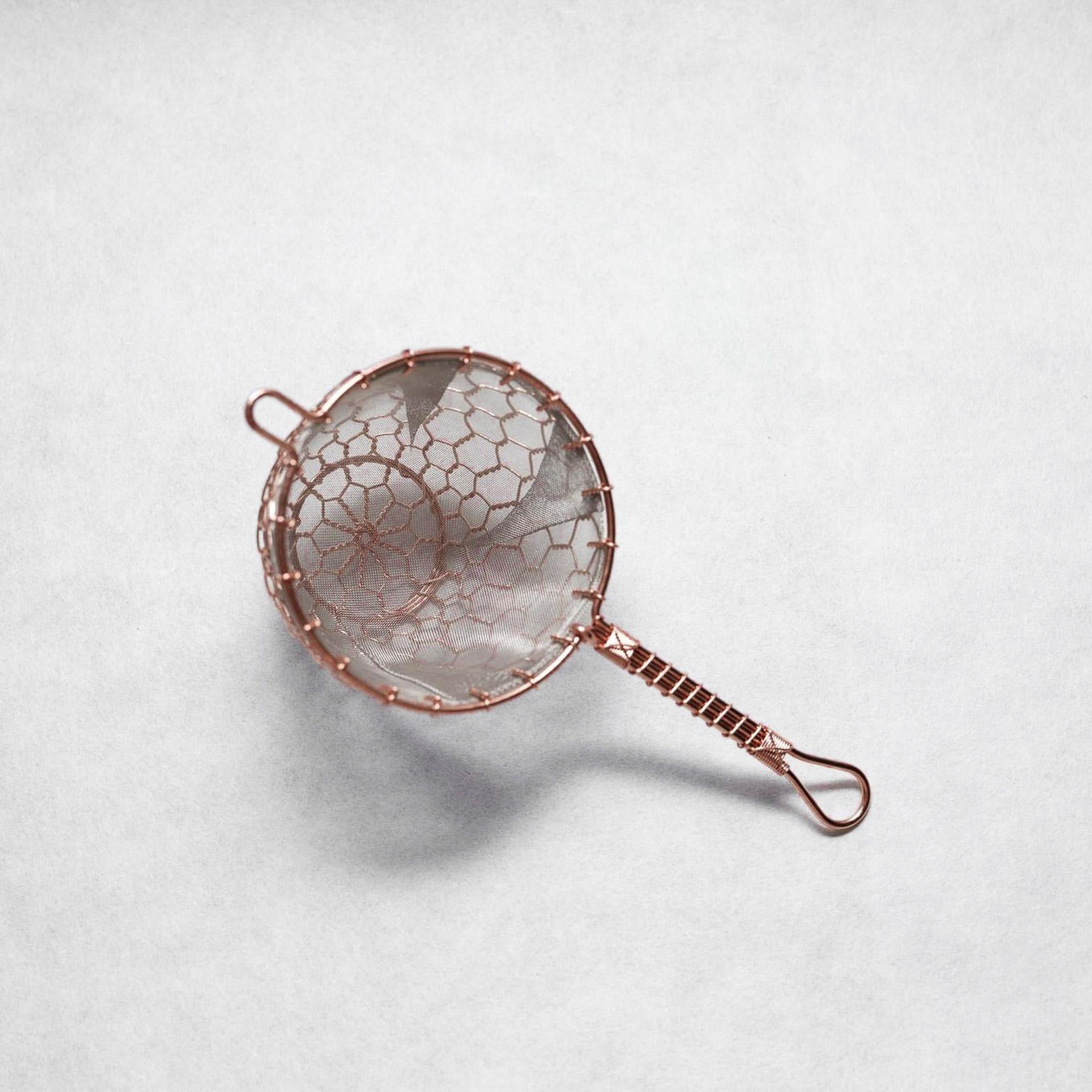 Kanaami Tsuji Tea Strainer (Large, Copper)