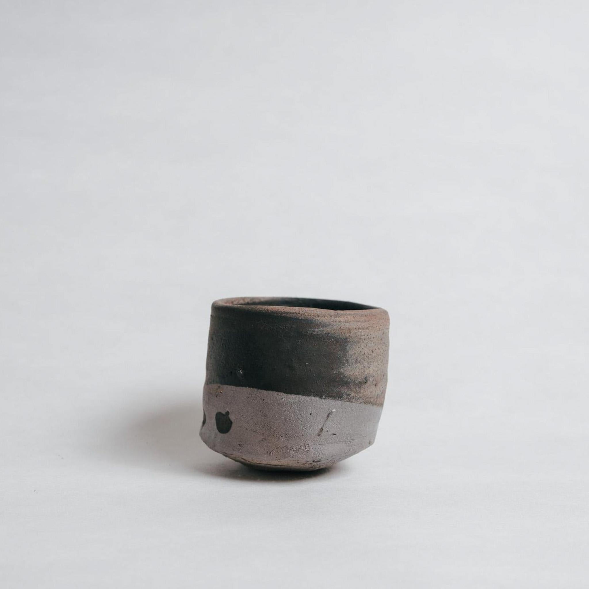 Yoshiyuki Shimizu Okinawa Black Clay Chawan