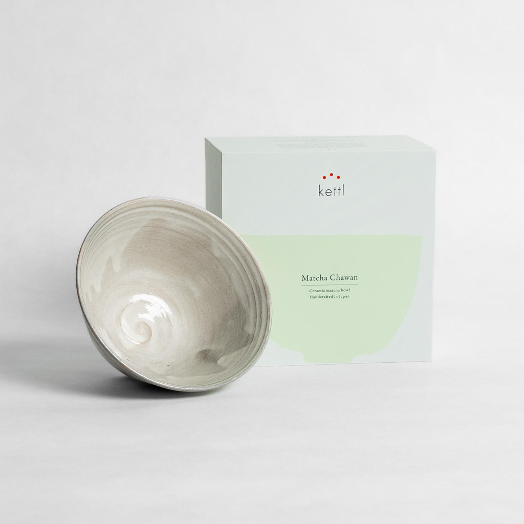 Kettl Kohagi White Chawan Tea Bowl