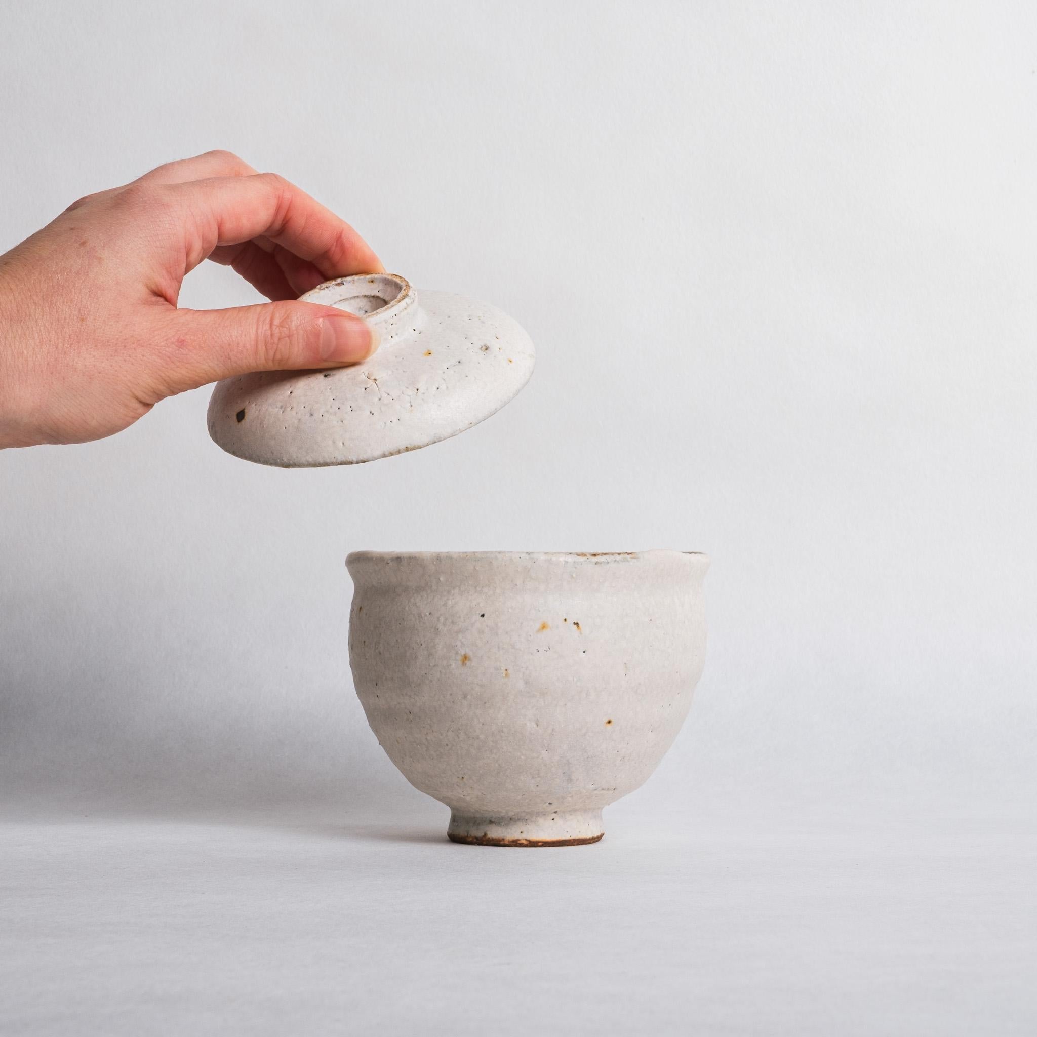White Lidded Cup - Naoko Murakami