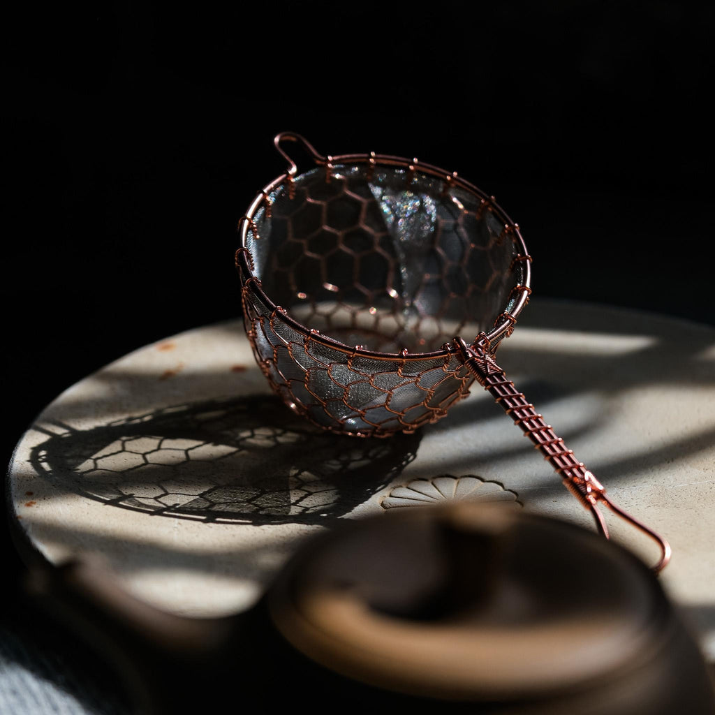 Kanaami Tsuji Tea Strainer (Large, Copper)