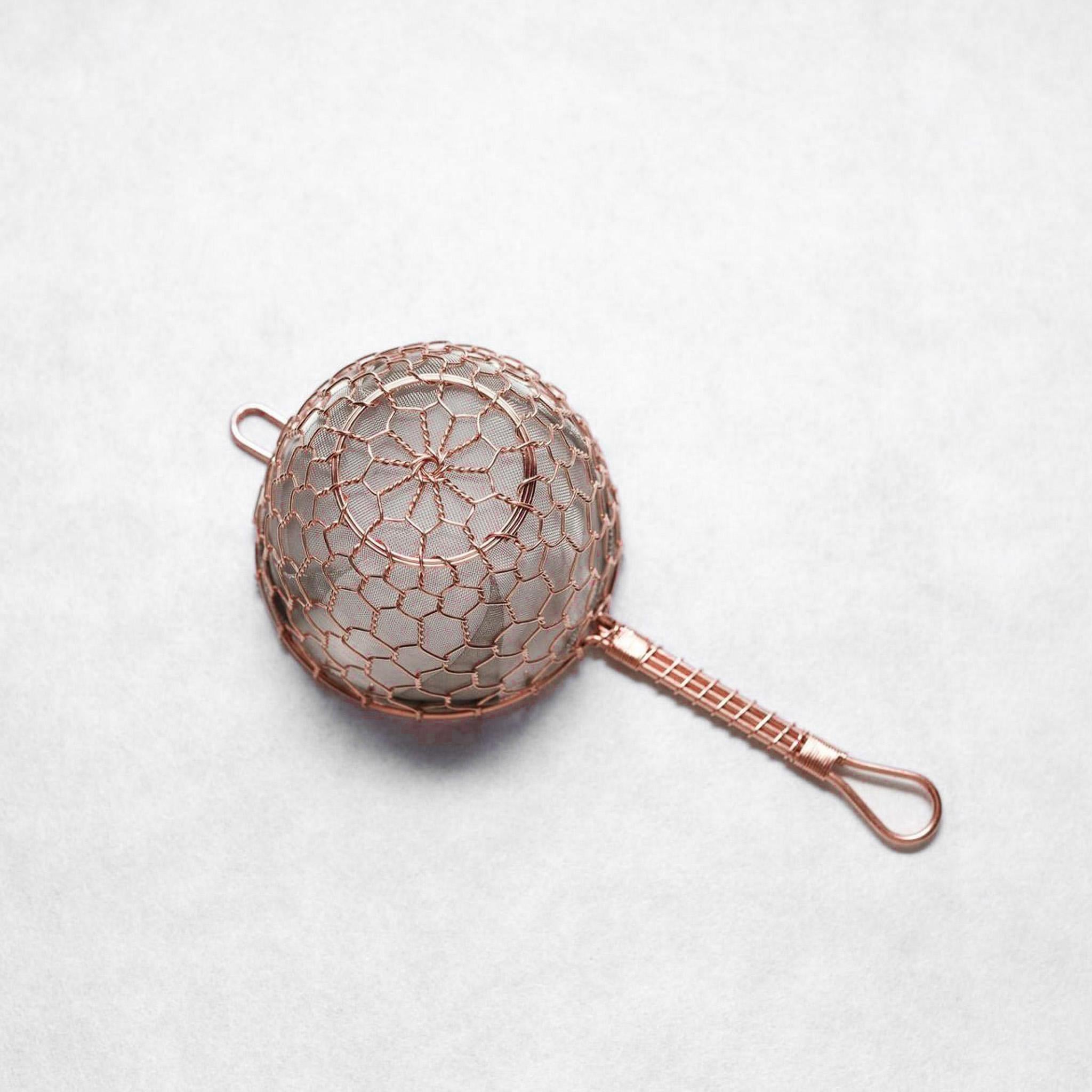 Kanaami Tsuji Tea Strainer (Large, Copper)