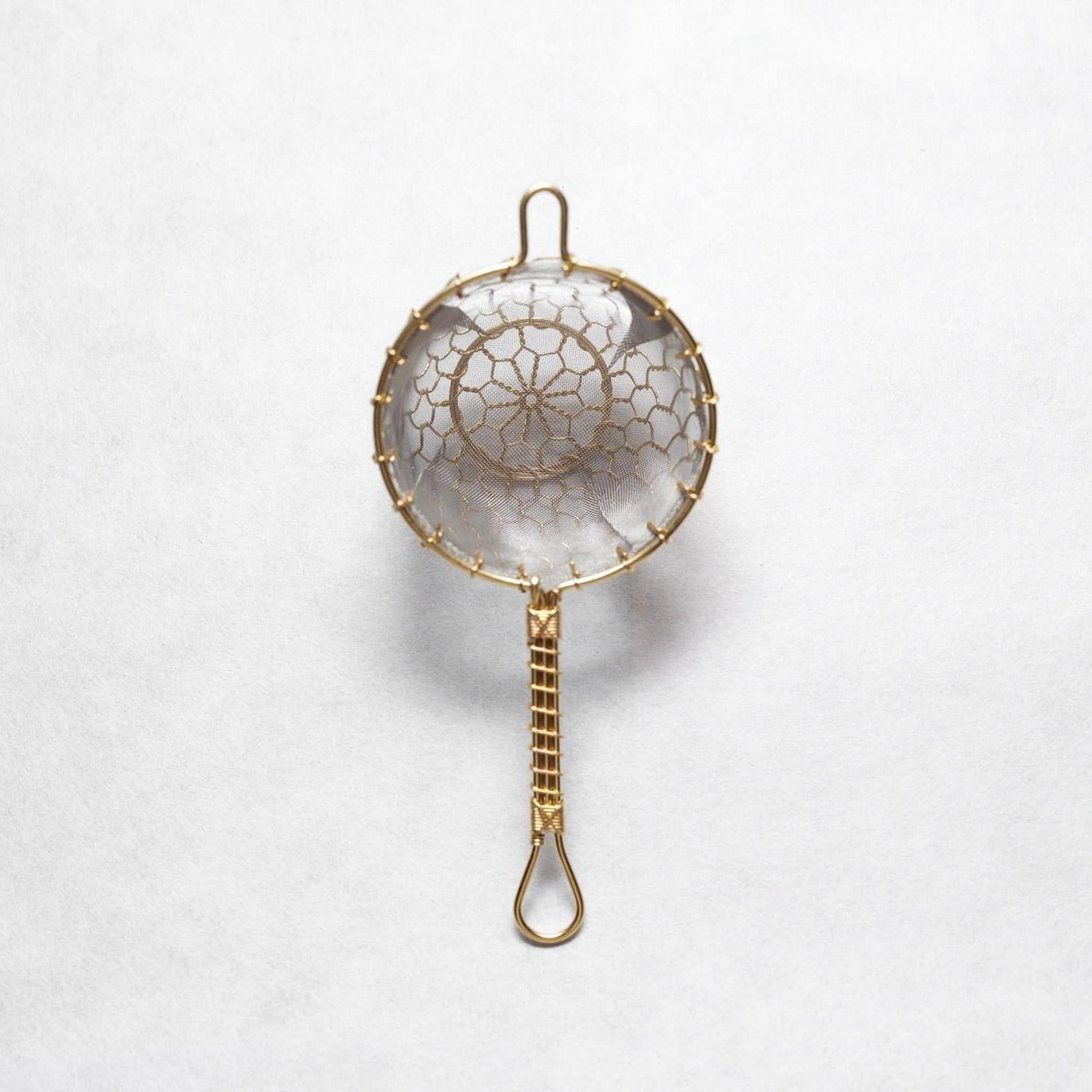 Kanaami Tsuji Tea Strainer (Small, Brass Steel)