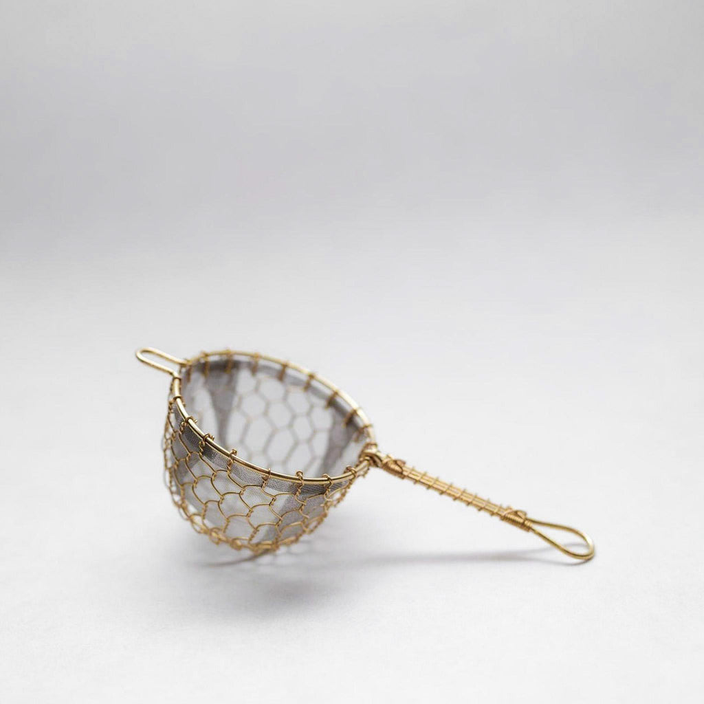 Kanaami Tsuji Tea Strainer (Small, Brass Steel)
