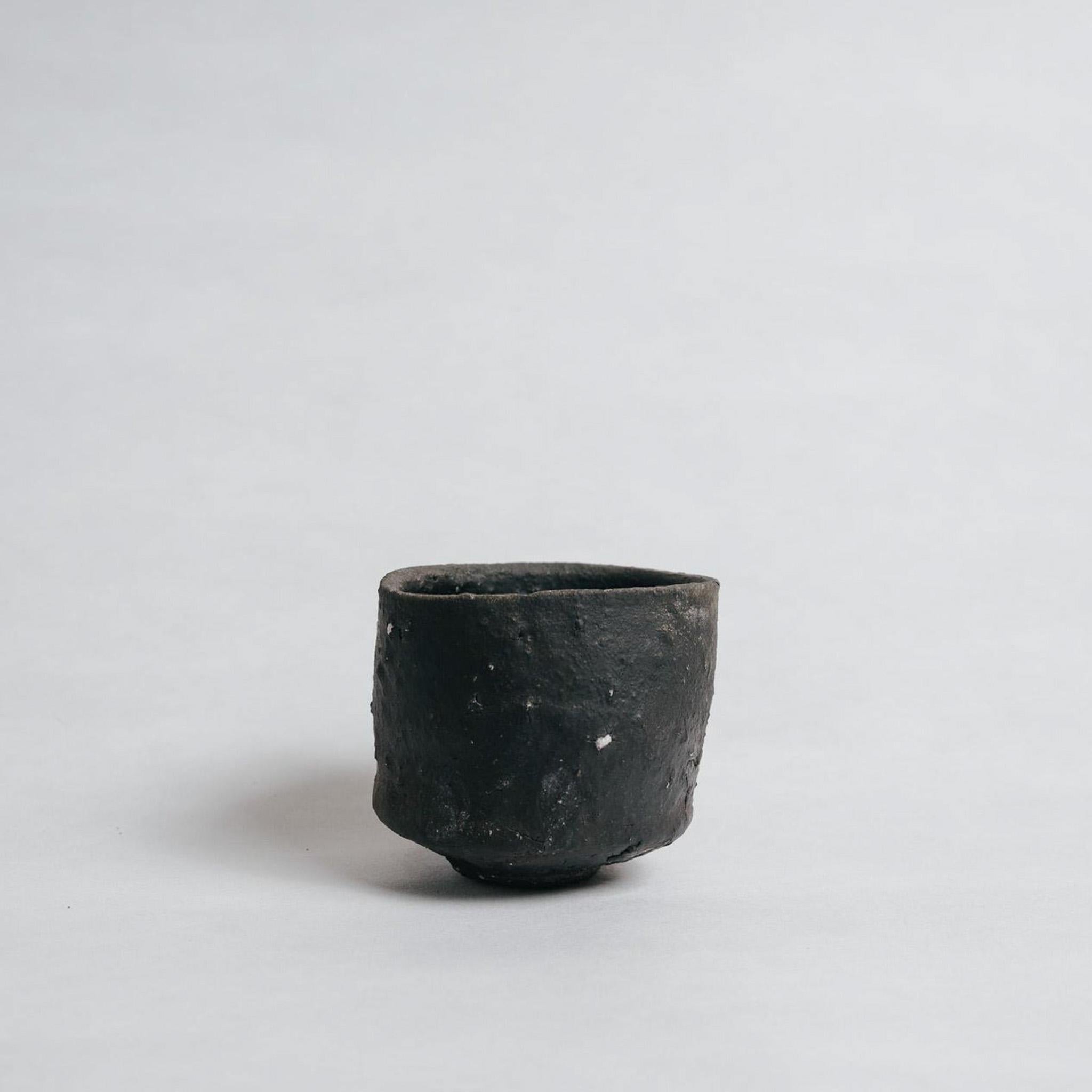 Yoshiyuki Shimizu Okinawa Black Clay Chawan