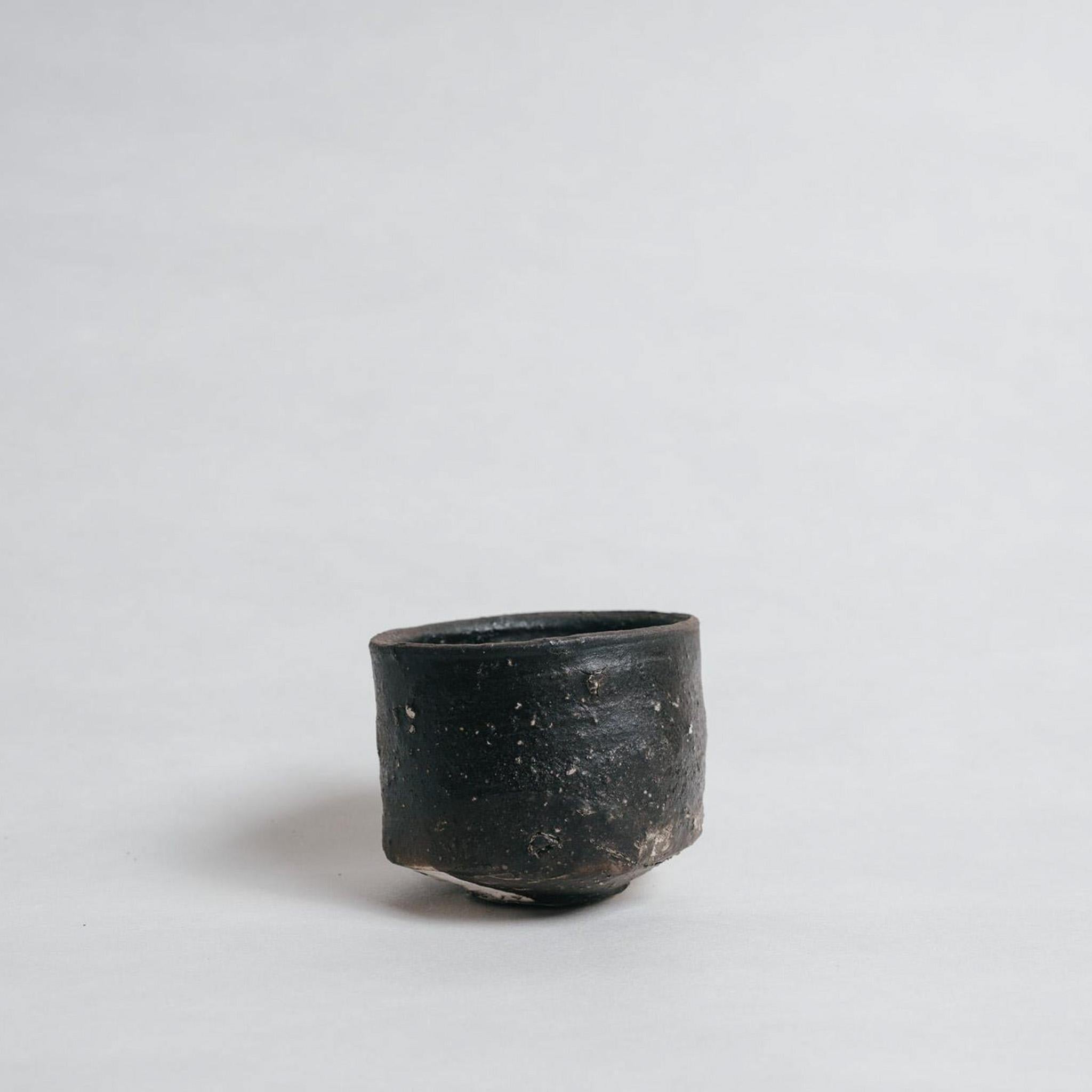 Yoshiyuki Shimizu Okinawa Black Clay Chawan