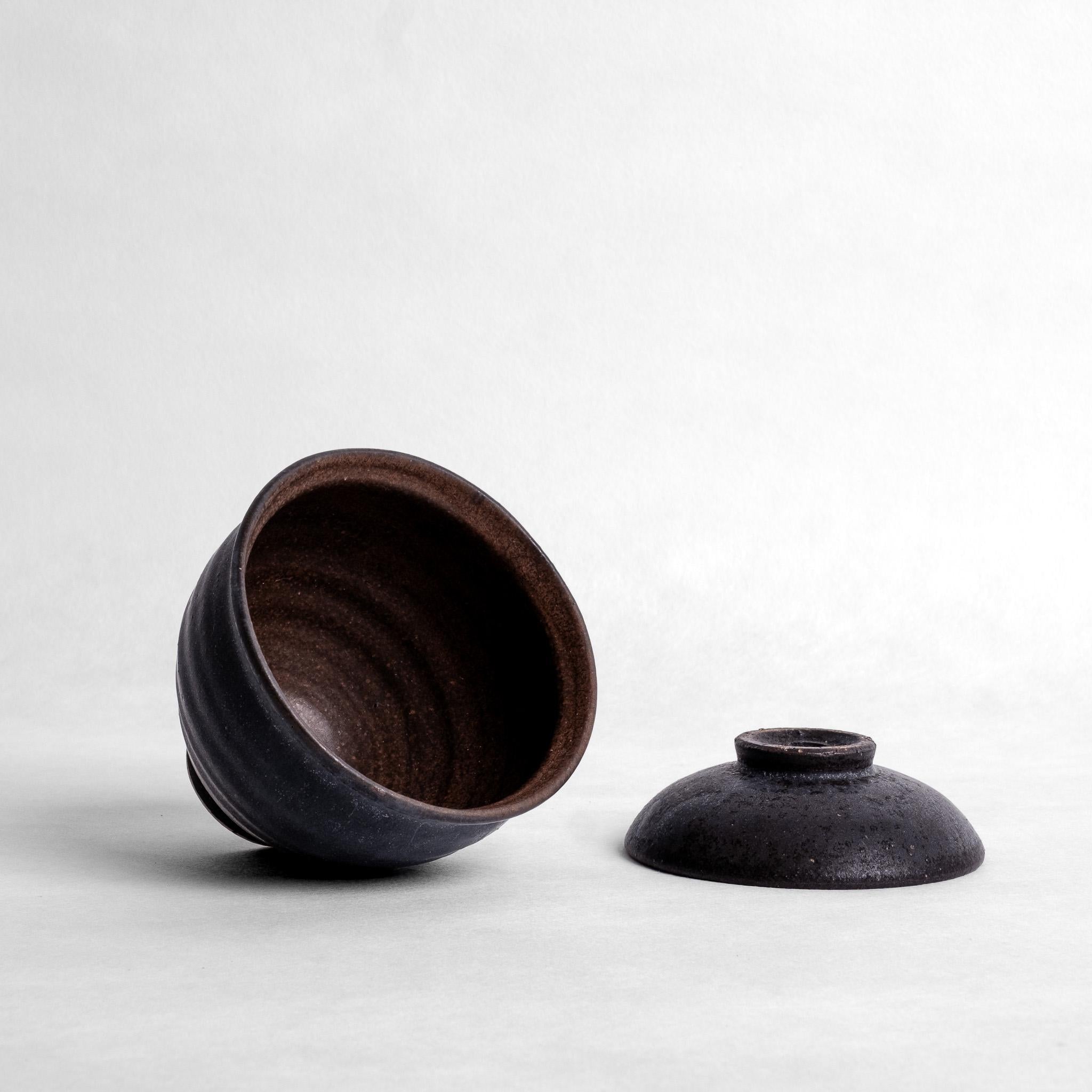 Black Lidded Cup  - Naoko Murakami