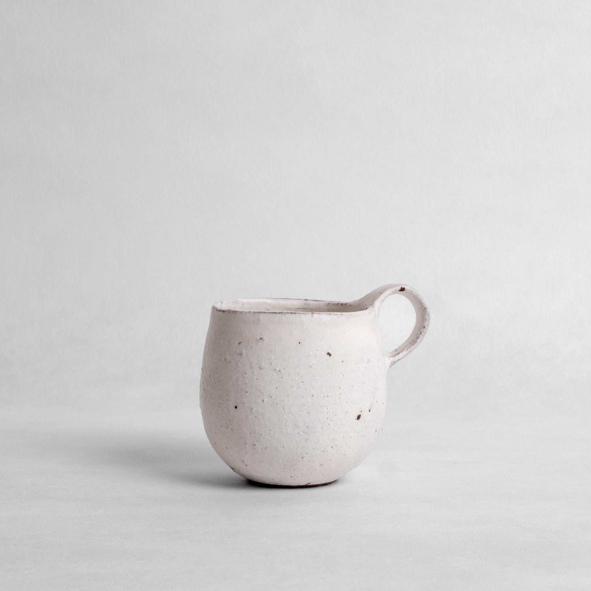 White Uzura Mug - Naoko Murakami