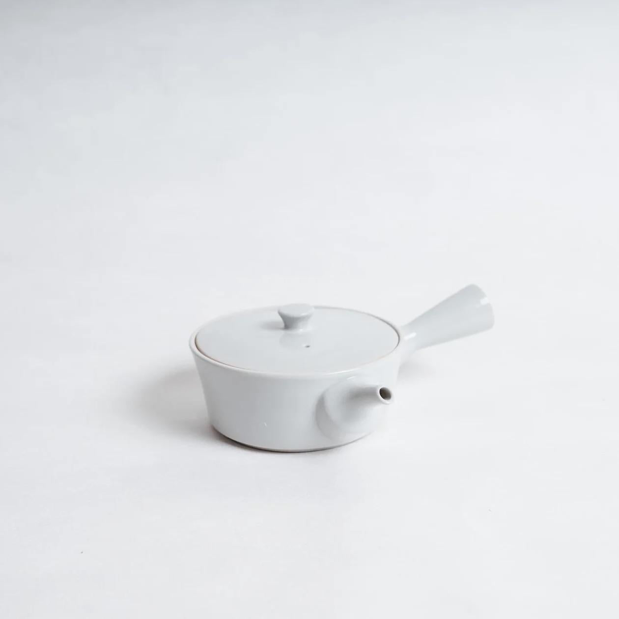 Nankei Flat Bottom Kyusu - Aoneri