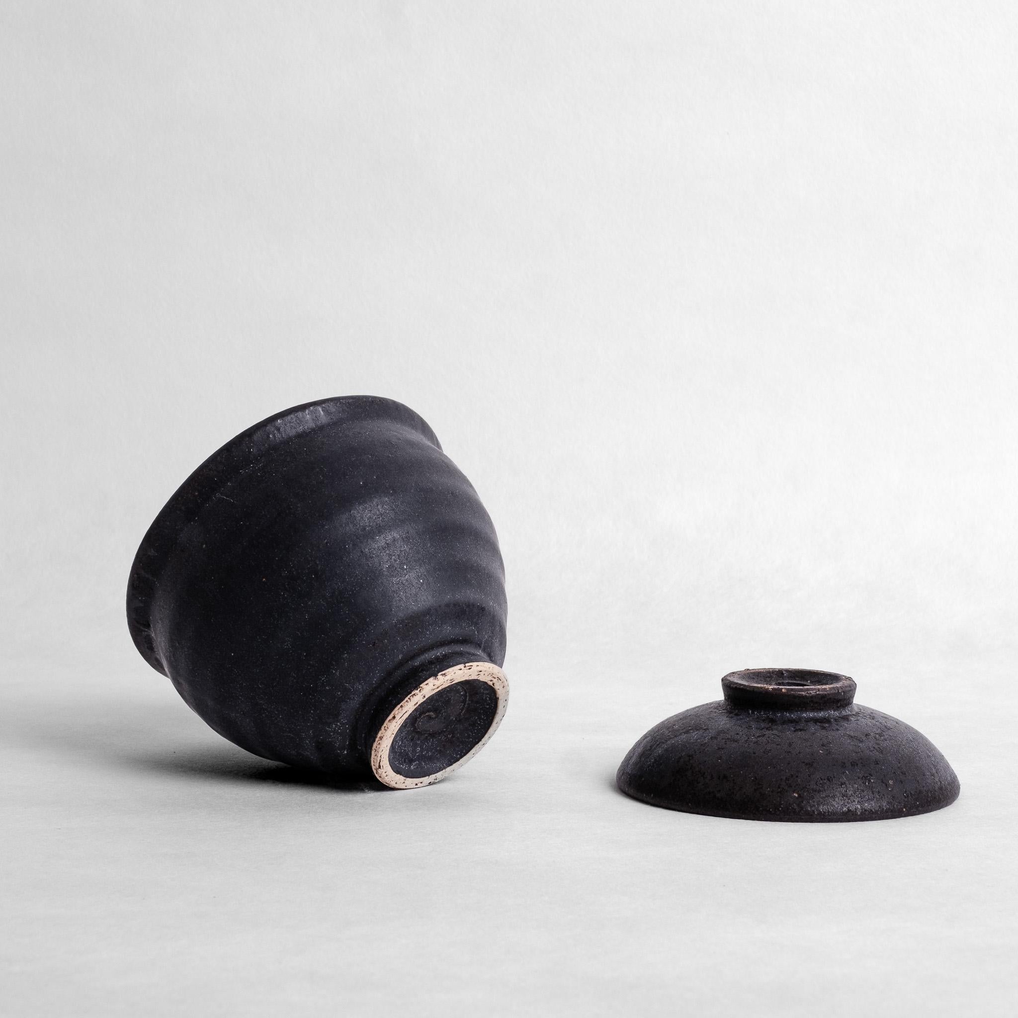 Black Lidded Cup  - Naoko Murakami