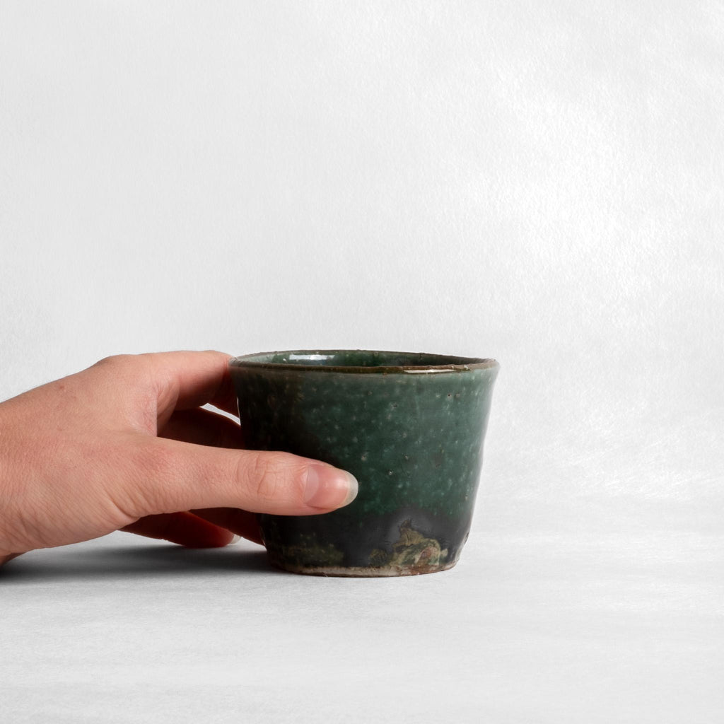 Asahikawa Choko Tea Cup (Green) - Kazuhiko Kudō