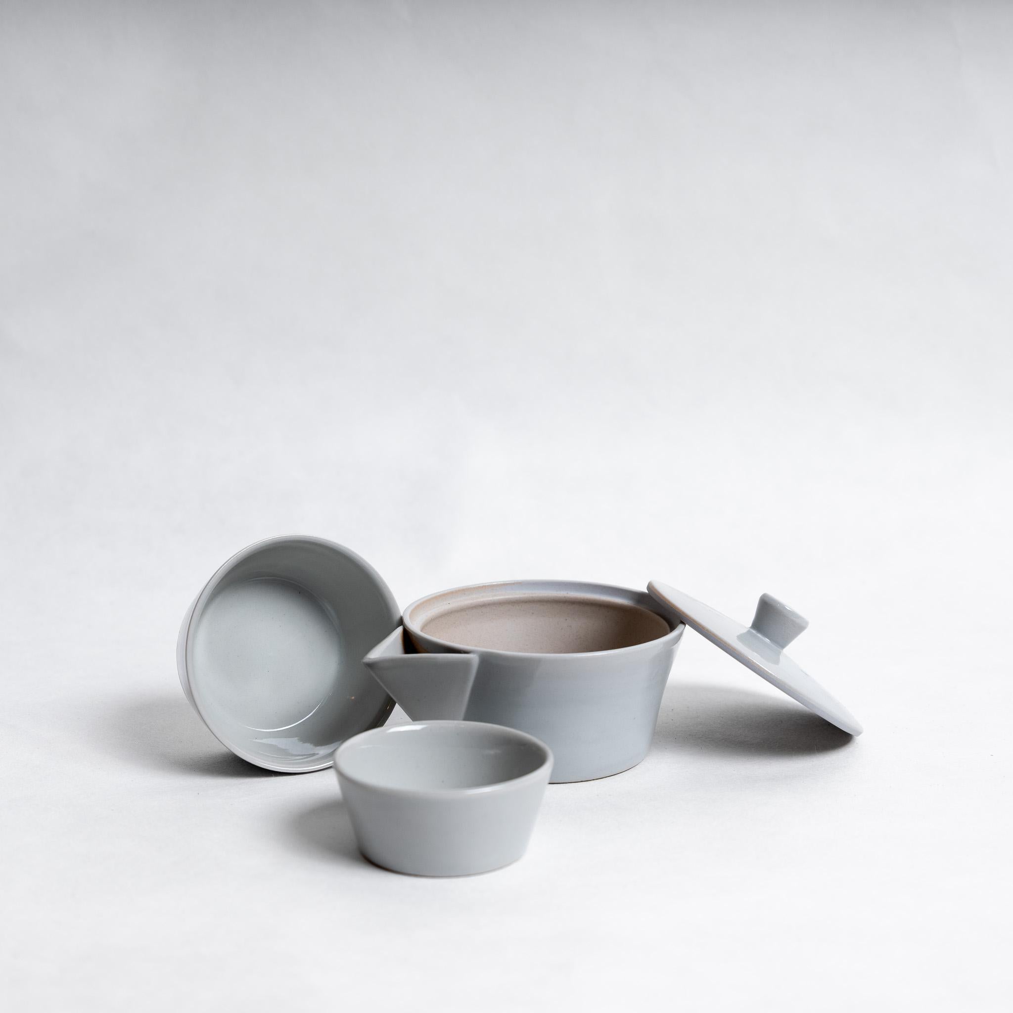 Nankei Nesting Kyusu & Cup Set - Aoneri