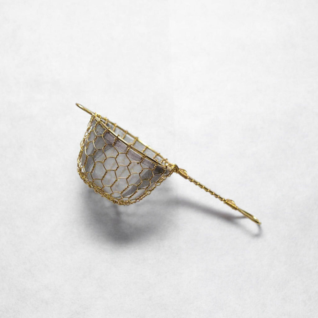 Kanaami Tsuji Tea Strainer (Small, Brass Steel)