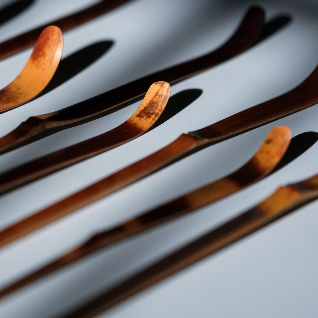 Susutake Chinese Style Chashaku (R) - Toru Hatsuta