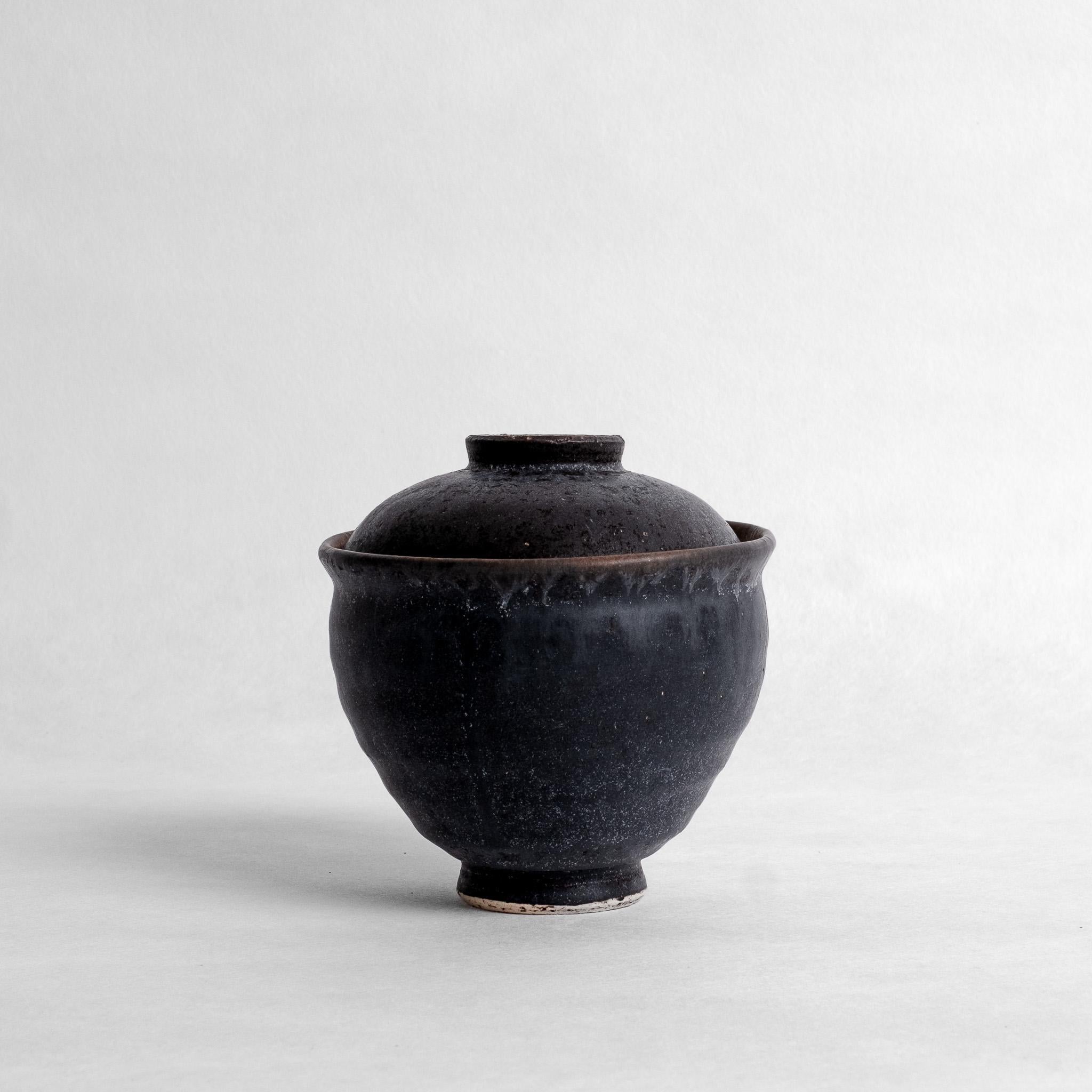Black Lidded Cup  - Naoko Murakami