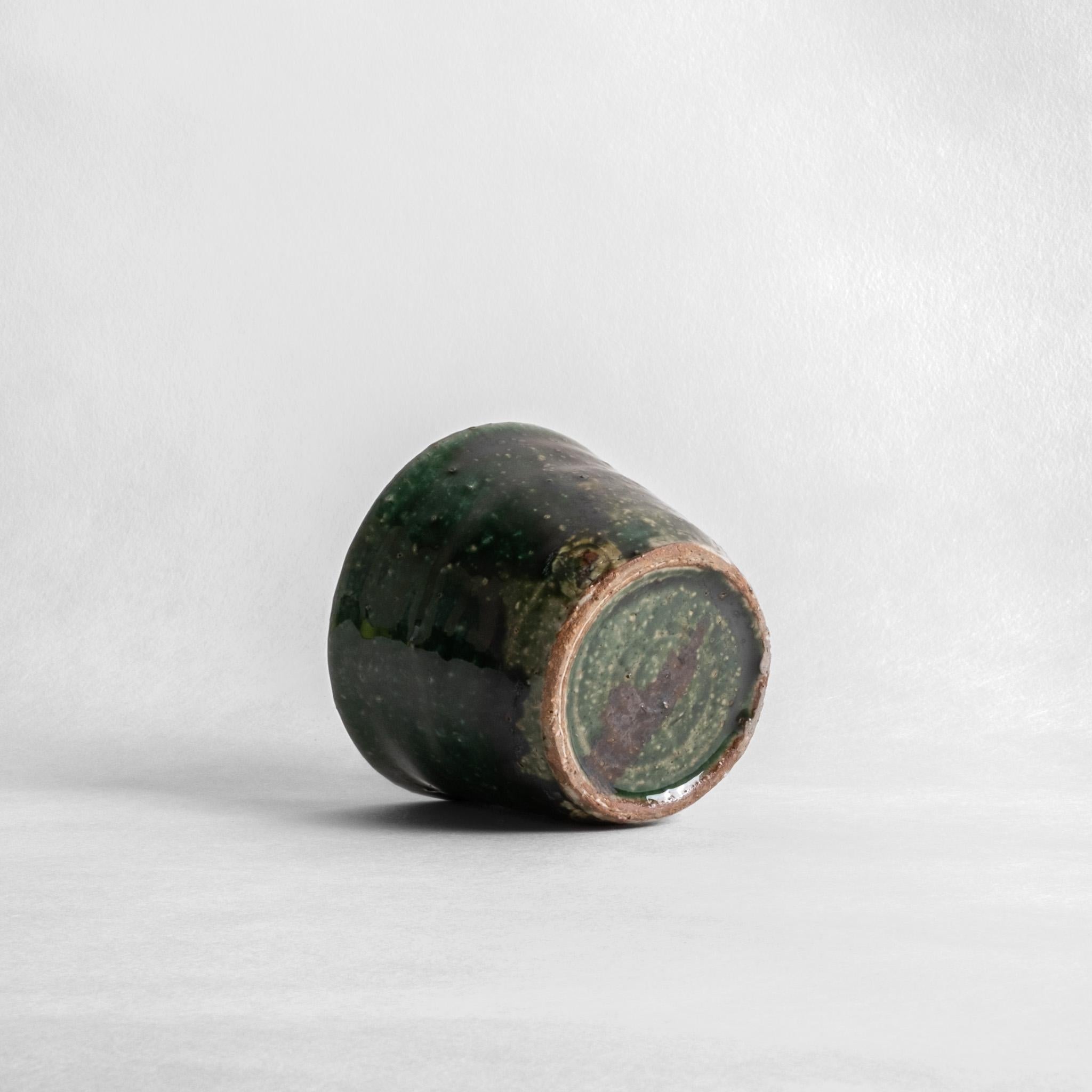 Asahikawa Choko Tea Cup (Green) - Kazuhiko Kudō